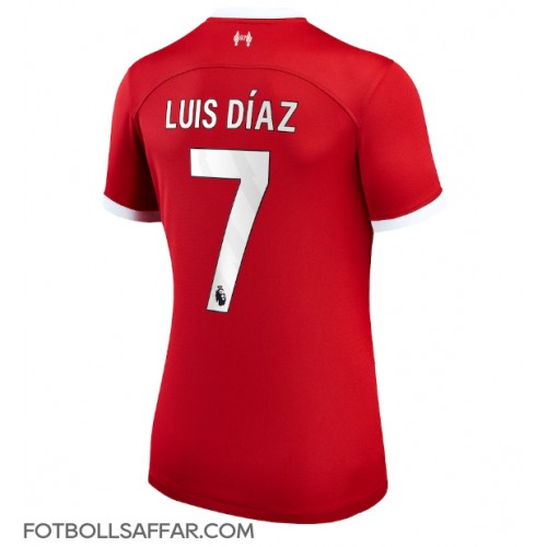 Liverpool Luis Diaz #7 Hemmatröja Dam 2023-24 Kortärmad